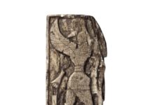 Ανάγλυφη παράσταση του Αρισταίου σε λακωνικό πλακίδιο των μέσων του 7ου π.Χ. αιώνα